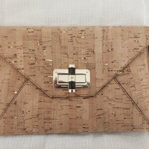 Diane von Furstenberg Cork Envelope Clutch